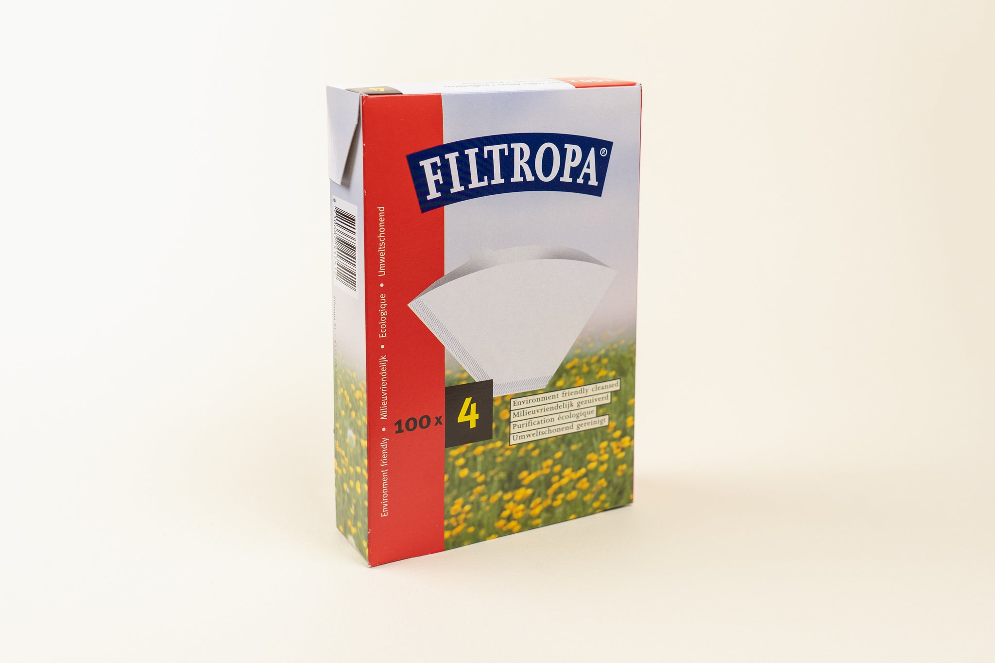 Filtropa - White 4 Cup Coffee Paper Filters (100 pcs)